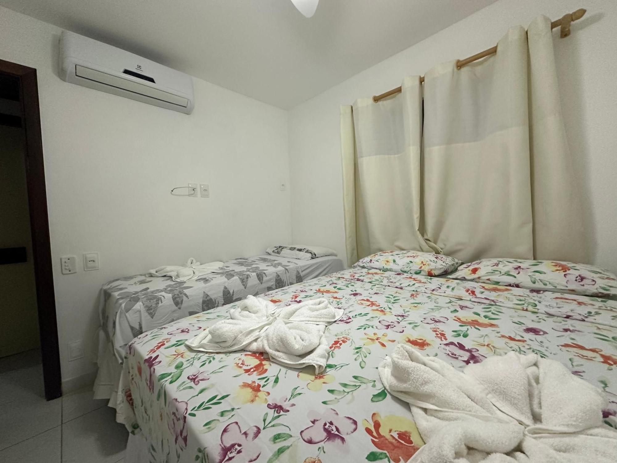 Flat Guarajuba 4 Quartos Terreo A Beira Mar - Pe Na Areia - Governanca Com Arrumadeira E Wi Fi Inclusos Camassari Экстерьер фото